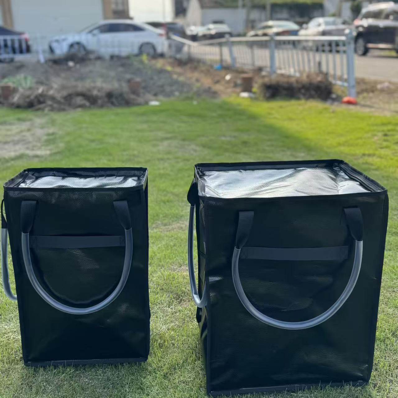 Foldable Wheeled Trolley Bag with Waterproof Pockets