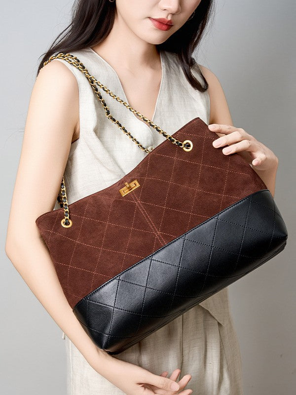 Pilin Ge Chain Handle Lightweight Crossbody Bag