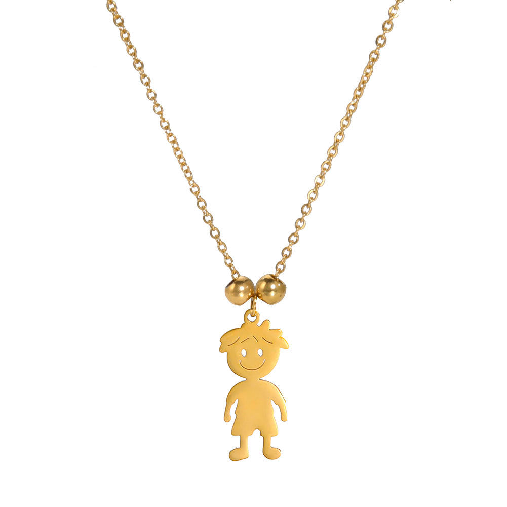 Boy and girl pendant
