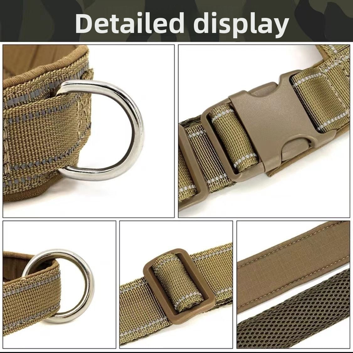 Tactical Dog Harness with Collar