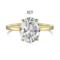 Oval Geometric Gold Plated Ring