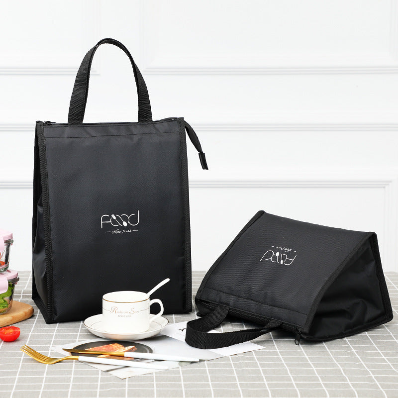 Insulated Oxford Cloth Lunch Bag with Aluminum Foil