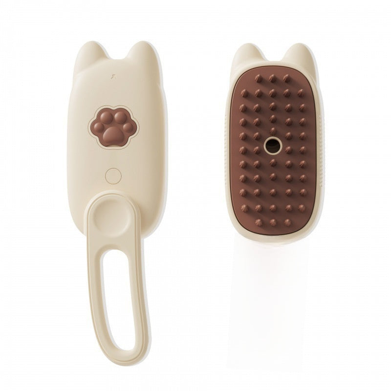 Electric Pet Grooming Spray Brush with Steam Function