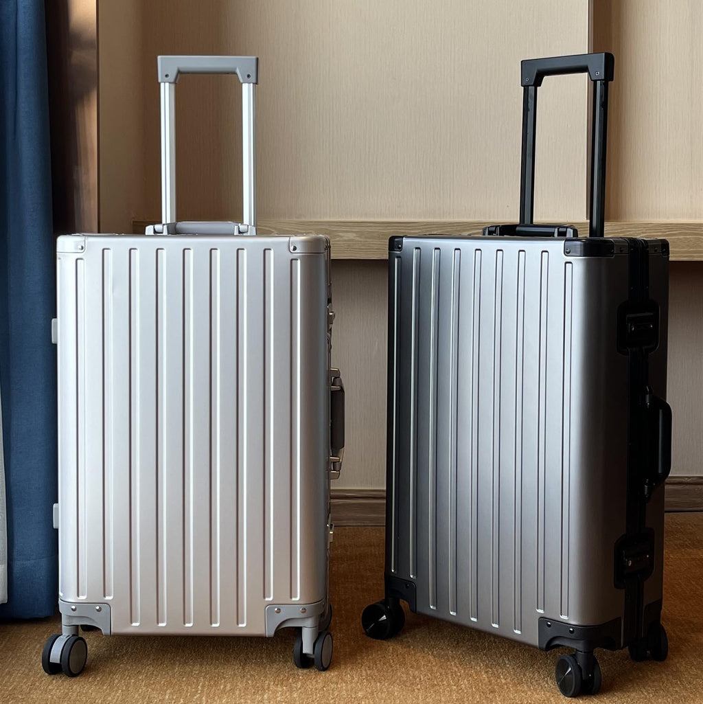 Aluminum Magnesium Alloy Travel Suitcase with TSA Lock