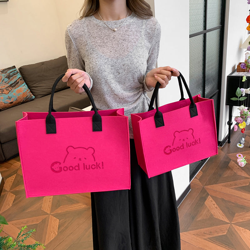 Felt Tote Bag with Logo Printing
