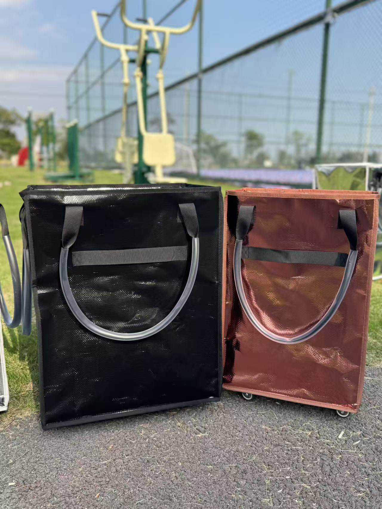 Foldable Wheeled Trolley Bag with Waterproof Pockets