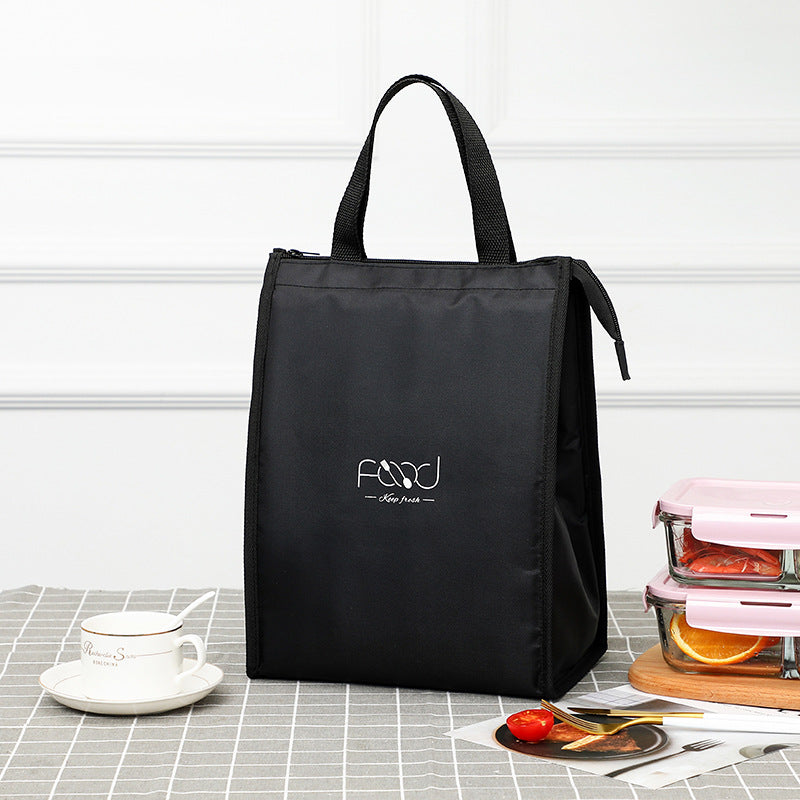 Insulated Oxford Cloth Lunch Bag with Aluminum Foil