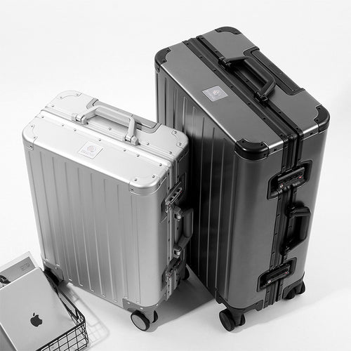 Aluminum Magnesium Alloy Travel Suitcase with TSA Lock