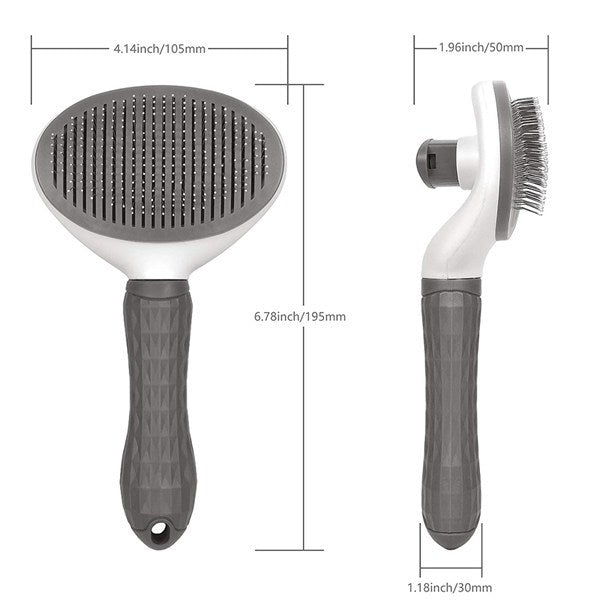 Self-Cleaning Pet Grooming Brush