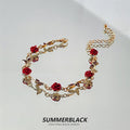 Rose jewelry set