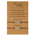 Adjustable Luminous Letter Bracelet Set