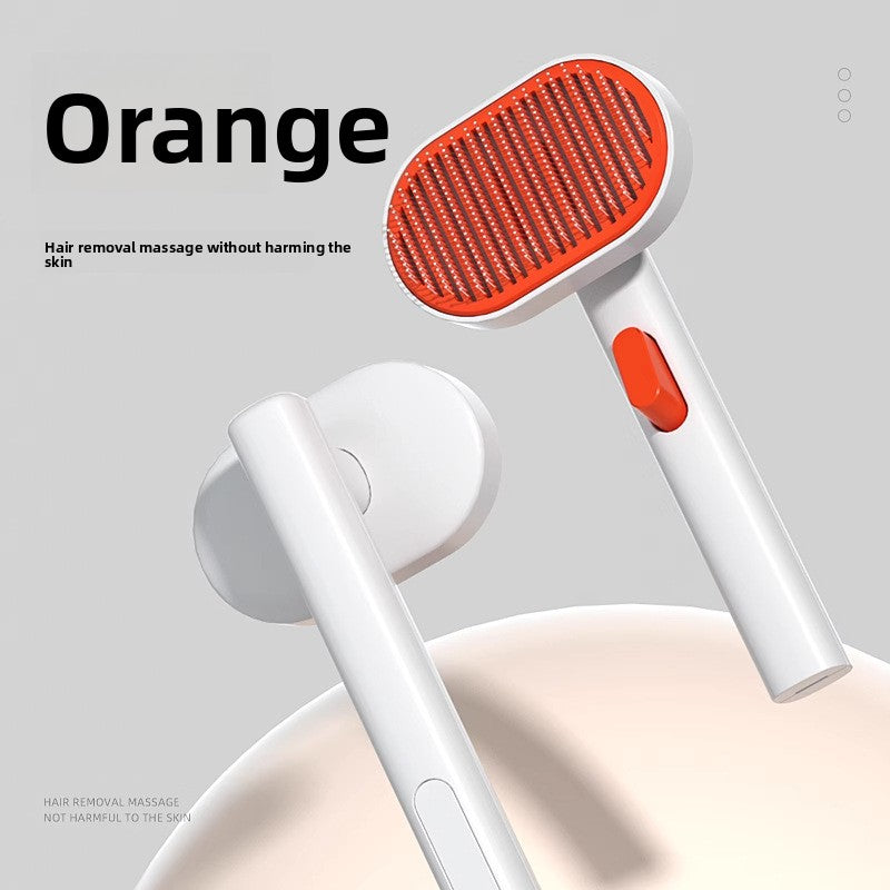 Self-Cleaning Pet Comb for Cats and Dogs