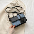 Fashionable patchwork handbag