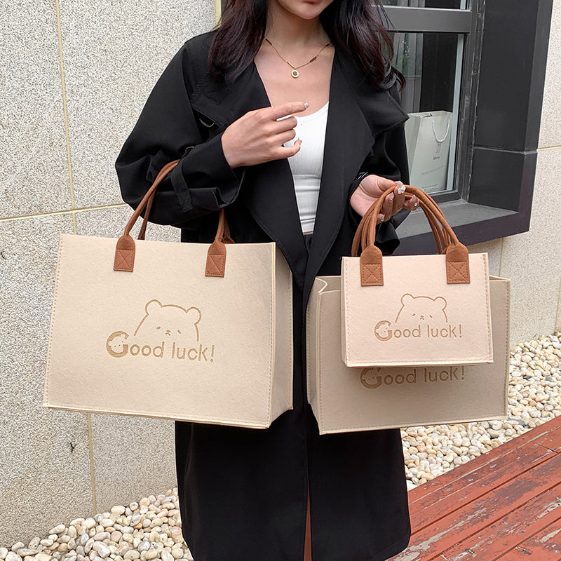 Felt Tote Bag with Logo Printing