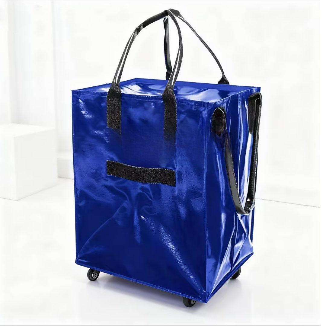 Thickened Woven Waterproof Shopping Tote Bag