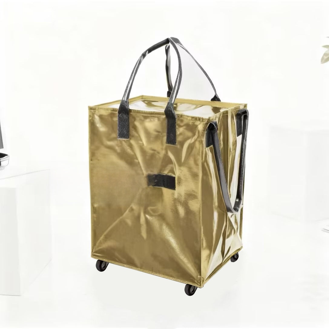 Thickened Woven Waterproof Shopping Tote Bag
