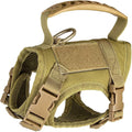 Adjustable Tactical Pet Harness with Leash