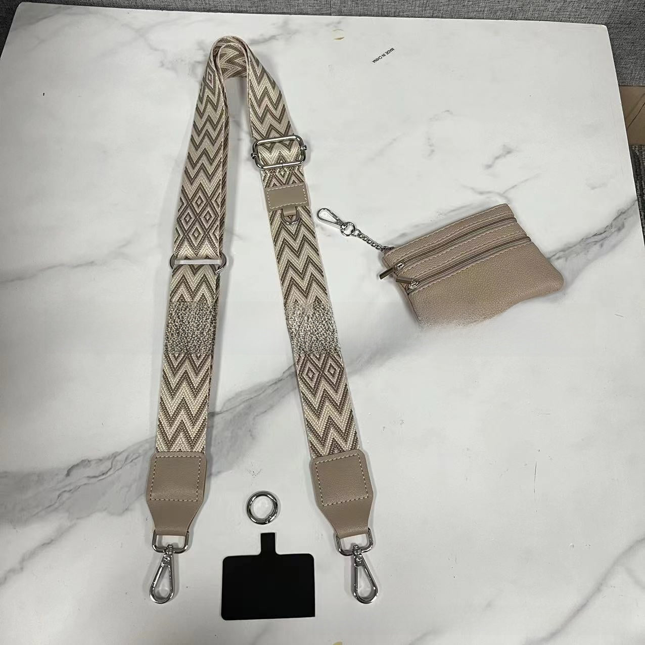 Mobile phone wide shoulder strap crossbody shoulder strap