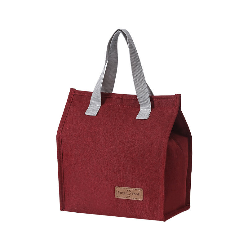 Insulated Oxford Cloth Lunch Bag Portable for Students and Outdoor