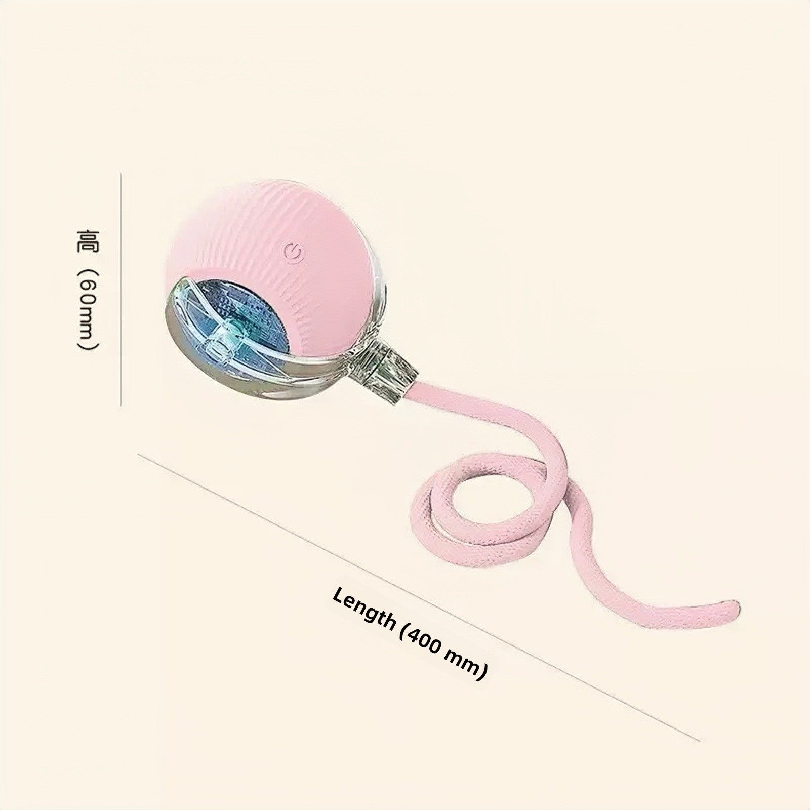 Interactive Silicone Pet Toy Ball with Rope