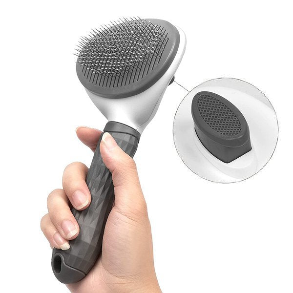 Self-Cleaning Pet Grooming Brush