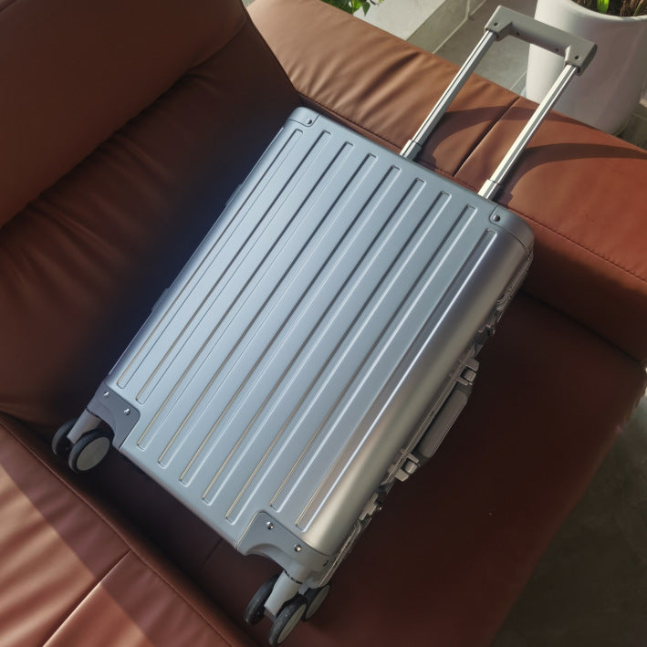 Aluminum Magnesium Alloy Travel Suitcase with TSA Lock
